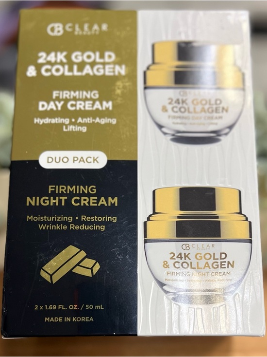 Other - 24K Gold & Collagen Firming Day & Night Cream Duo Pack
